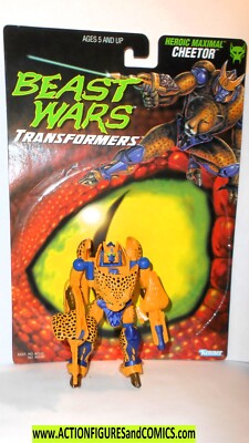 Transformers Beast Wars 1996 CHEETOR complete FULL CARD 1997