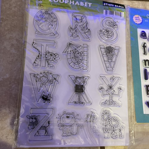 18 Clear Stamp Sets Pads ink MSE Paper Studio scrap book picture Diary Journal - Picture 9 of 18