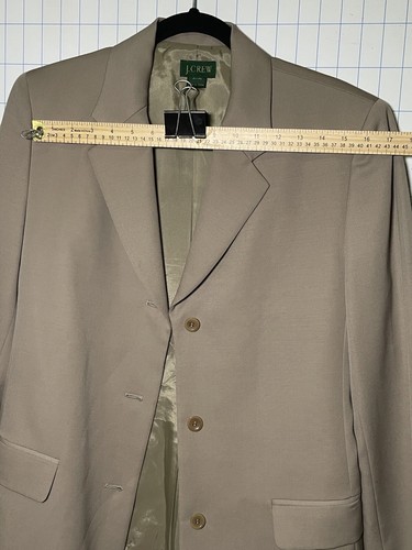 J. Crew Womens Blazer 8 Gray 100% Wool Jacket Suit Coat Made In Japan J Crew. - Picture 3 of 15
