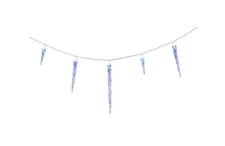 Winter Wonder Lane Blue Twinkling LED Icicle Light Set 20-Lights New