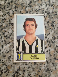 CALCIATORI PANINI 1971//72 NEW JUVENTUS CAPELLO figurina