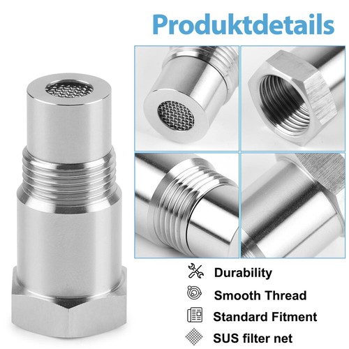 2 Stück Lambdasonden Lambda Eliminator Spacer Metallkat Lamda O2 Sensoren Sonde - Bild 5 von 12