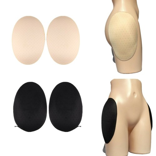 2Pcs Soft Breathable Padded Enhancing Lifter Contour Hip Thigh Sponge Pads New - Picture 1 of 23