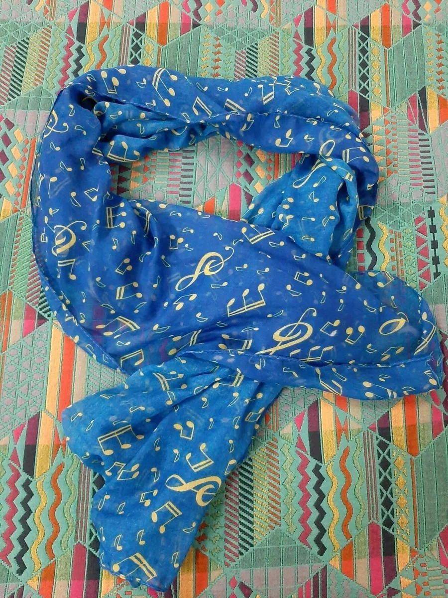 Note musicali a sciarpe, foulard e scialli da donna | Acquisti Online su