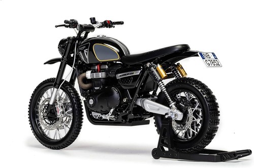 Corgi James Bond 007 Triumph Scrambler 1200 No Time to Die 1:12 Scale CC08401 - Picture 7 of 14