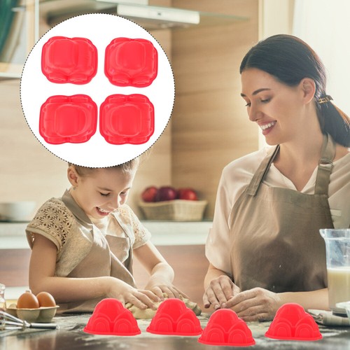 4 collection Pcs Silicone Moule De Cuisson Silicone Moule Voiture Moule