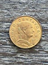 1969 CINCO 5 CENTAVOS MEXICO Mexican Coins Money Currency Auctions Deals Bargain