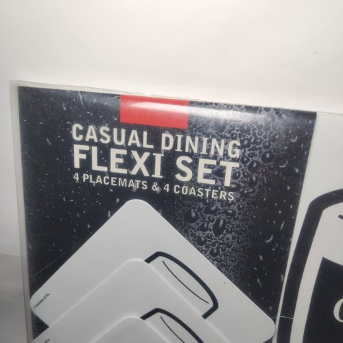 Guinness BBQ Picnic Casual Dining Flexi Set 4 Placemats And Coasters Plastic - Picture 4 of 7