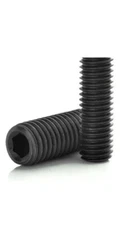 1/2"-20 x 1- 1/2" Fine Thread Socket Set Screw (10) Cup Pt, Black Oxide Quality.