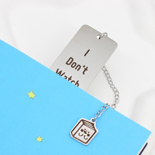 Bookmark Gift Engraved 'I Don't Watch Porn.I Read It Like A Fucking Day New - Picture 9 of 10