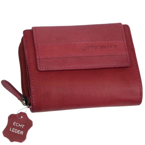 Leder Damen Portemonnaie Geldbörse Brieftasche GREEN VALLEY Geldbeutel Purse NEU - Bild 21 von 59