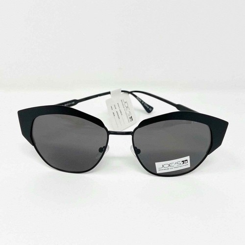 Joe's Jeans 55mm Cat Eye Sunglasses 6028 Sunnies 100% UVP Black Satin - Picture 1 of 5