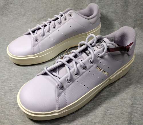 adidas Stan Smith Bonega X Platform Sneaker Sliver Dawn (Purple) Women’s 10 NIB - Picture 8 of 16