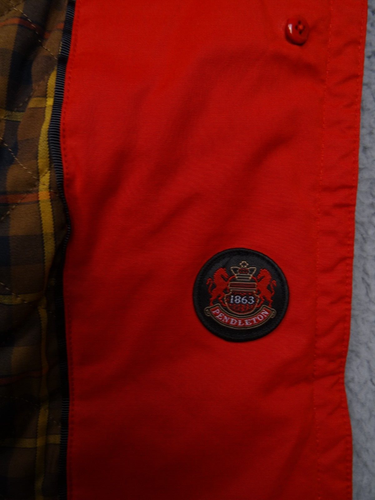 Pendleton Womens Jacket Size Medium Red Critically Seam Sealed Trench Coat - Picture 12 of 20