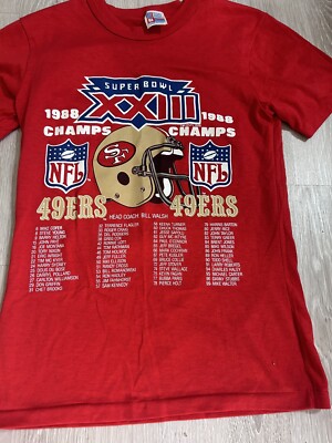 VTG San Francisco 49ers 1988 Super Bowl Champions Roster NFL