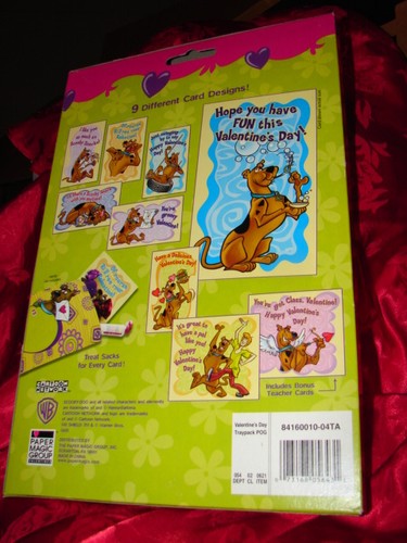 Vintage New in Box Scooby-Doo 30 Groovy Valentine Cards - Picture 2 of 3