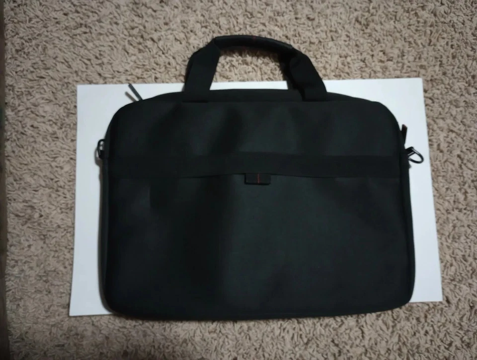 SAMSONITE FUNDA PARA COMPUTADORA PORTÁTIL BOLSA DE VIAJE NEGRA 18"x13" CLAMSHELL Foto 2 de 4