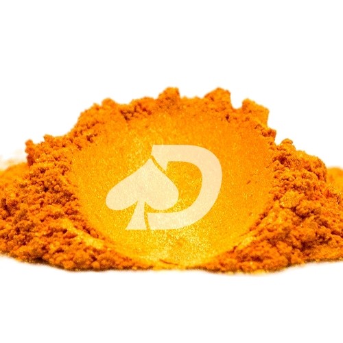 Orange Mica Pearl Pigment Powder 25g Automotive Pearlescent for Paint - Picture 2 of 2