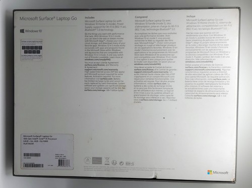 Microsoft Surface Laptop Go • 1st Gen Model 1943 • 12.4" Touch • i5 • 64GB HDD - Afbeelding 2 van 7