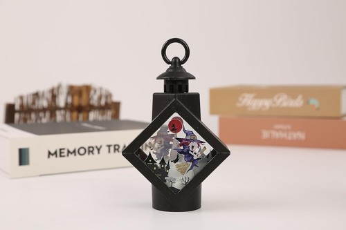 Diamond Shape Wind Lamp Halloween Decor - Witch - Picture 6 of 10