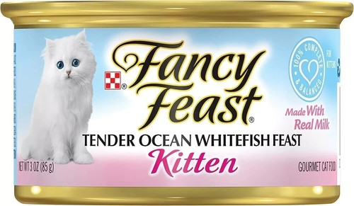 Fancy Feast Tender Ocean Whitefish feast Kitten 85G World Wide