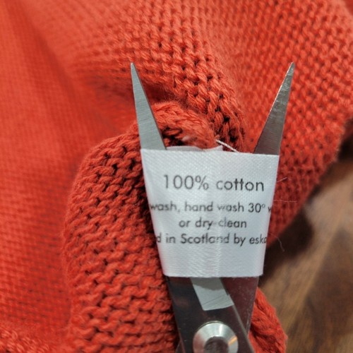 Eskandar Lagenlook Boxy 100% Cotton Knitted in Scotland For Eskandar Turtleneck - Picture 12 of 15