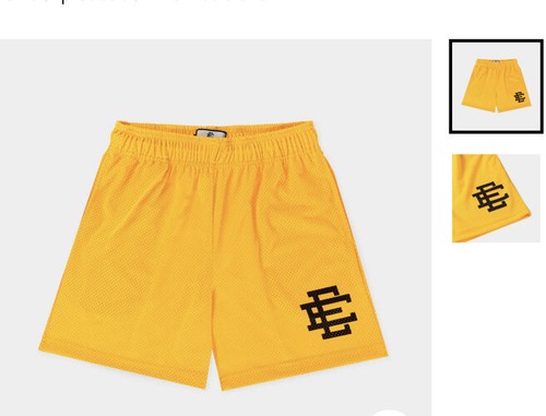 ⚡️Eric Emanuel Shorts Yellow W Black Large✅ - Picture 3 of 4