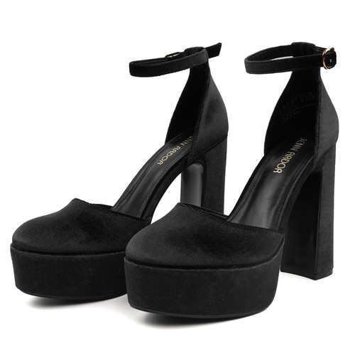 Zapatos de tacón alto con correa para el tobillo para mujer Zapatos de salón Zapatos con fecha - Imagen 20 de 22