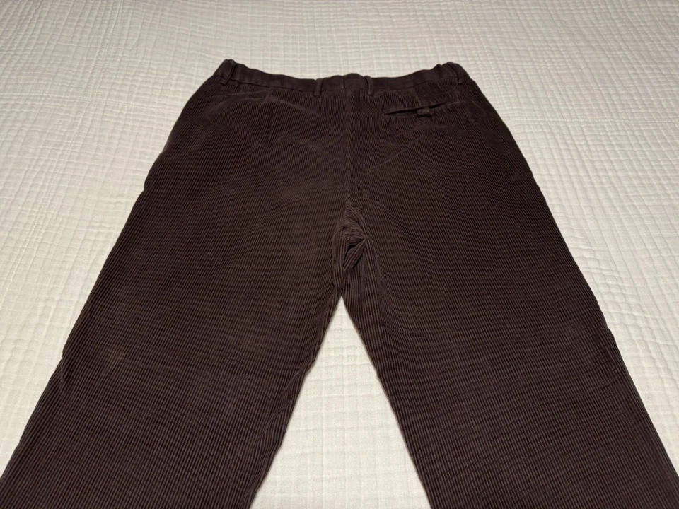 Calças masculinas de veludo de algodão Chums Pegasus escondidas extra elásticas 38x31 excelente - Imagem 4 de 4