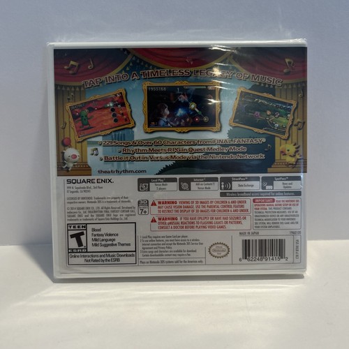Nintendo 3DS Theatrhythm Final Fantasy: Curtain Call (Brand New/Sealed) - Picture 2 of 6