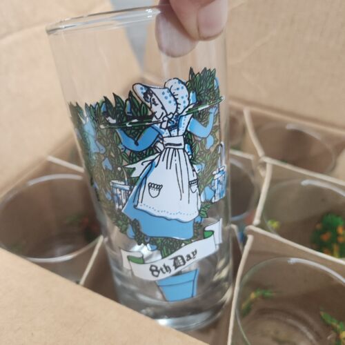 Indiana American Glass Twelve Days of Christmas 12oz Beverage Glasses Missing 1! - Picture 3 of 7