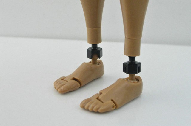 1//6th Heighten Foot Connector Model For 12/" Male Figure Body Toy