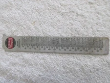 Federal Mogul Bearing Service - Decimal Equivalents Chart & 6  Ruler