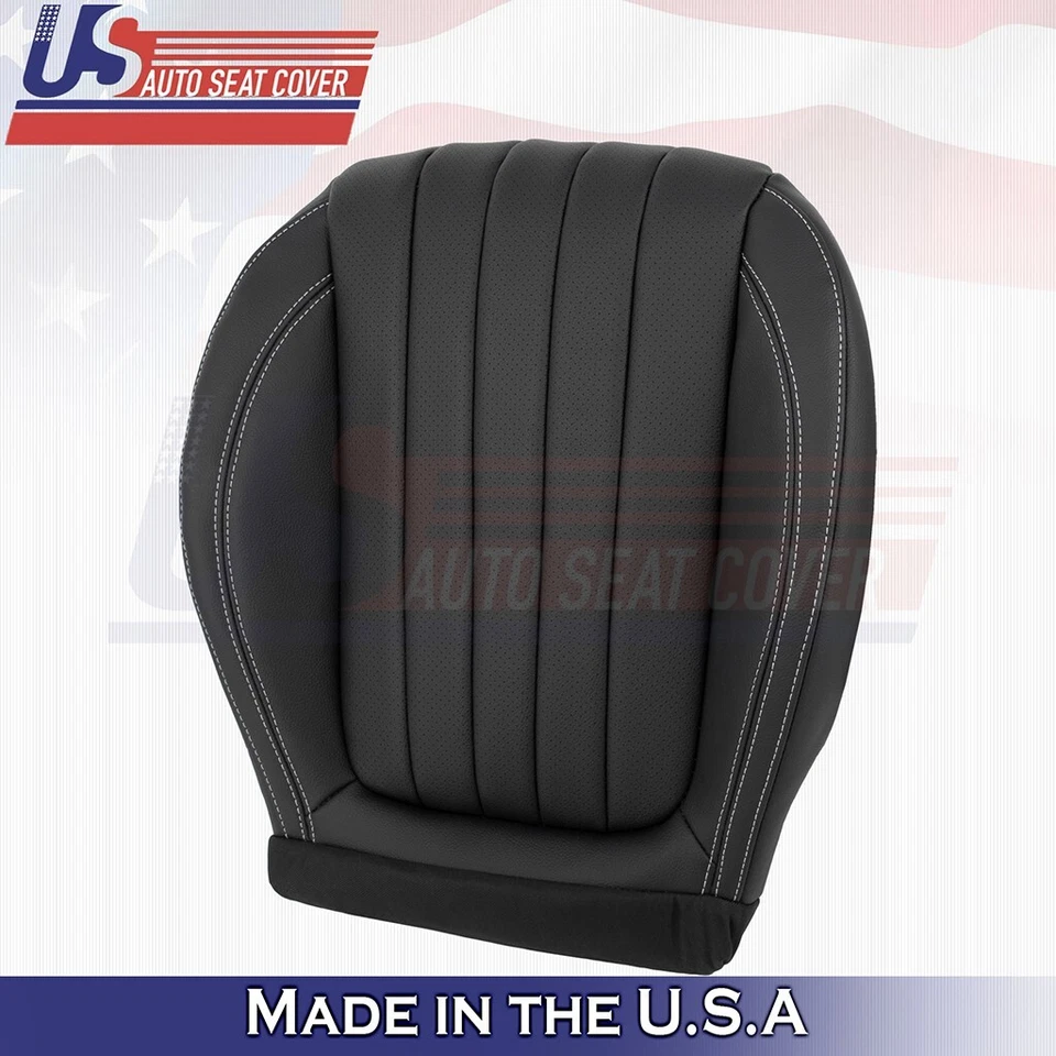 Cubierta inferior de cuero sintético negra para Mercedes Benz E300 2017 a 2020 Foto 2 de 4