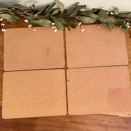 Creative Tops Cork-Backed Placemats Green Fresh Herbs For The Kitchen Set Of 4 - Picture 10 of 10