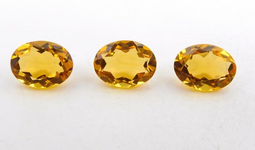 Lab Created Citrine Oval Cut 15X20 MM Loose Gemstone For Jewelry P-554 - Picture 3 of 4