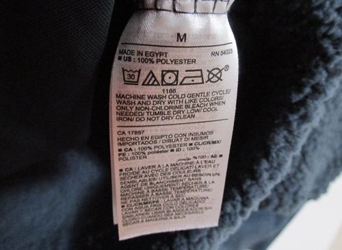 Men's Old Navy Cozy Sherpa 1/4 Zip Pullover Jacket Blue/Gray Size M #765131 - Picture 8 of 11