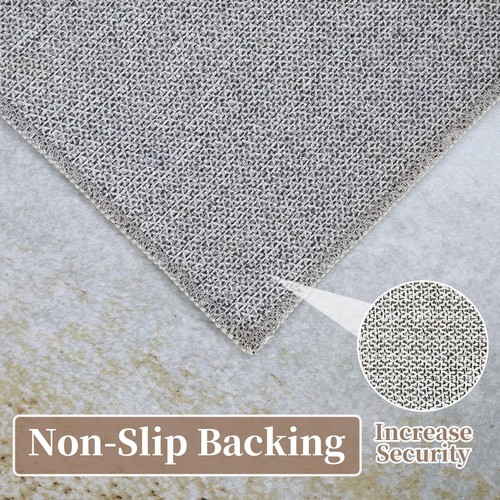 Boho Vorleger 8x10 Waschbar Teppiche für Wohnzimmer Großer Teppich Rutschfest Schlafzimmer... - Bild 3 von 9