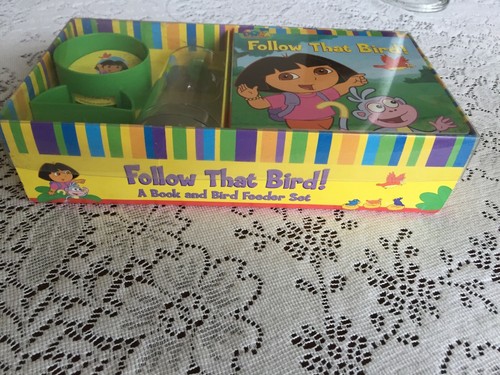 Dora la Exploradora ¡Sigue a ese pájaro!  Juego de comedero para libros y pájaros - NIOB - Imagen 11 de 12