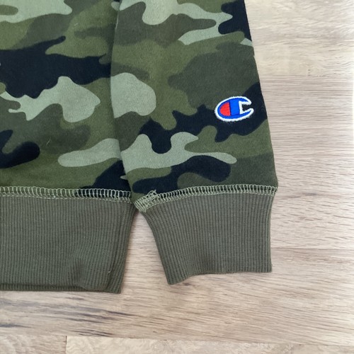 Champion Green Camo Sweatshirt Size 5 New with Tags - Picture 3 of 5