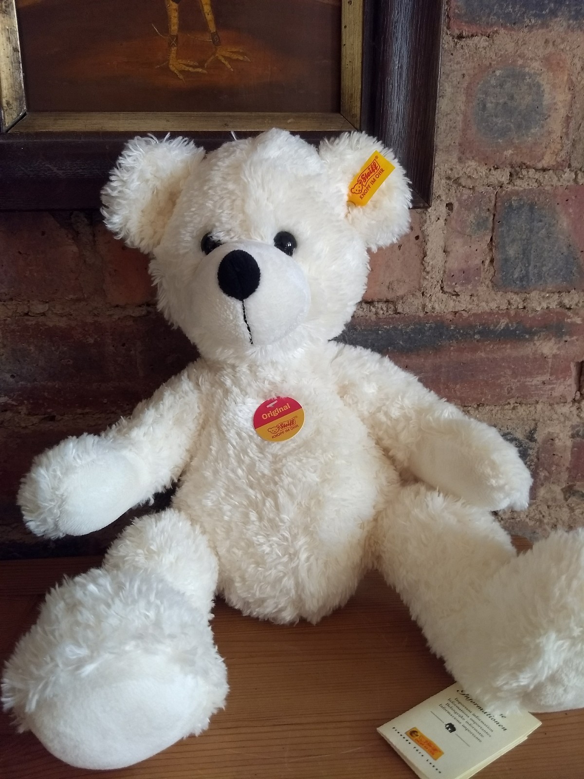 Steiff Cosy Friends Button in the the the Ear Bear with tags 40cm 980c14 Steiff Cosy Friends Button in the the the Ear Bear with tags 40cm 980c14