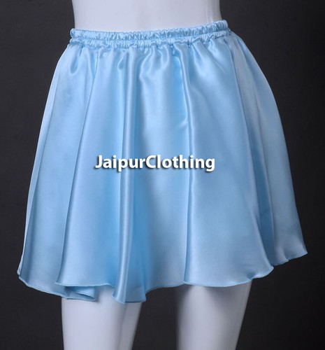 Mujeres Mini Faldas Satén Dama Plisadas Retro Cintura Alta Brillante Club Vestido Corto - Imagen 25 de 31
