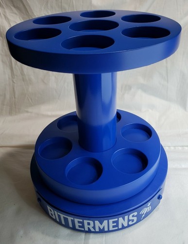 New! BITTERMENS SPINNING BITTERS RACK BACK BAR MANCAVE RESTAURANT *Rare! - Picture 2 of 4