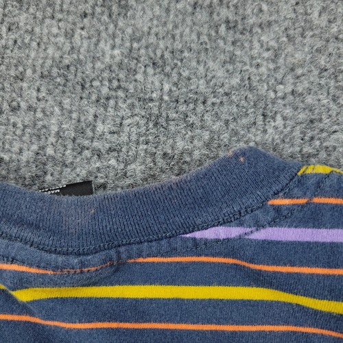 Obey Shirt Women's Small Blue Purple Striped Graphic Tee Short Sleeve Top Adult - Bild 11 von 16