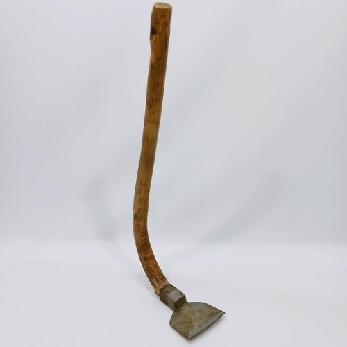 Japanese Vintage Adze Chouna 550mm Blade 95mm YAMASHIRONOKAMI Japan / AE055 - 第 1/14 張圖片