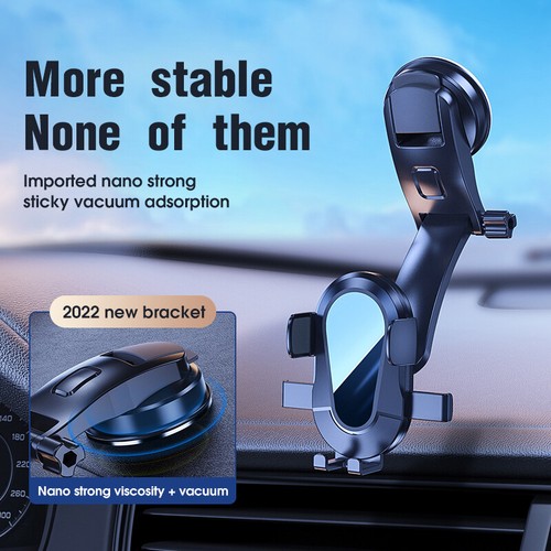 360° Rotatable Universal Car Mobile Mount Windscreen Window Suction Stand Holder - Zdjęcie 8 z 16