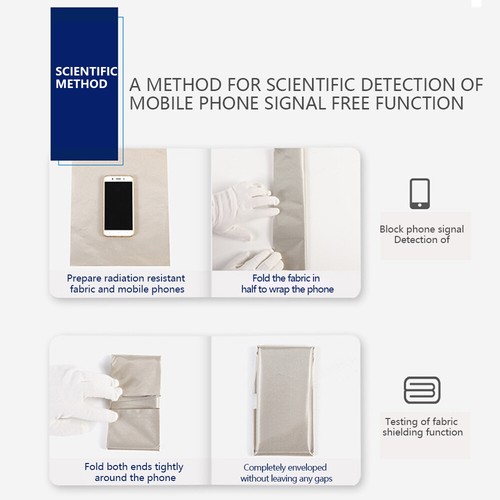 EMF Protection Pure Copper Fabric-Blocking RFID Radiation Singal EMP EMI Ripstop - Picture 5 of 18