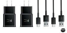 2x Adaptive Fast Wall Charger  Type-C Cable For Samsung Galaxy Note10 S9 S8