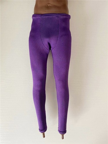 1:6 Purple Leegings Slim Pants Clothing For 12" Male HT Action Figure model - Picture 3 of 7