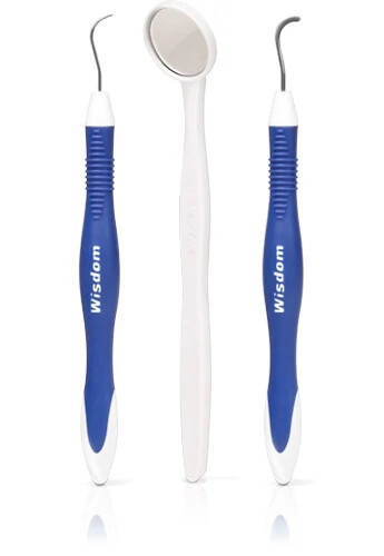 Wisdom Dental Hygiene Kit - Scaler Plaque Remover, Pick & Anti-fog Mirror  - Picture 2 of 2